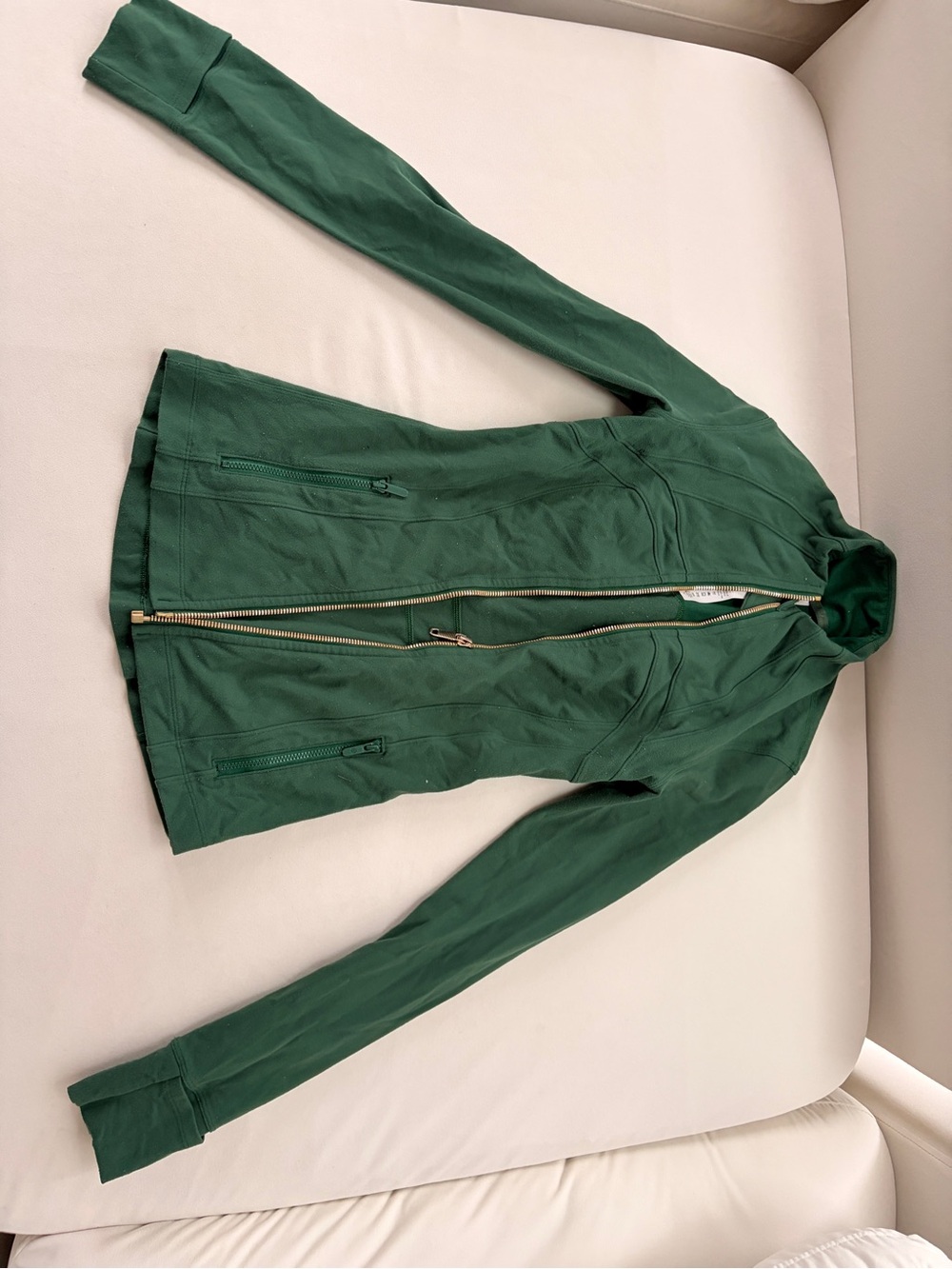 lululemon athletica Forest Green Zip-Up Utility Jacket